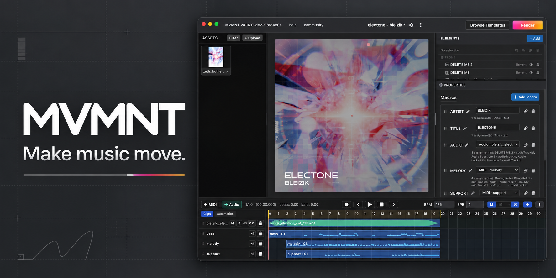 MVMNT – Interactive MIDI Visualizer